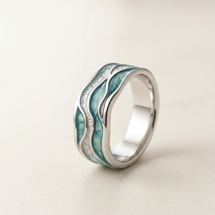 Turquoise Wave Ring