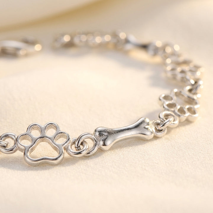 Paw Print Charm Bracelet