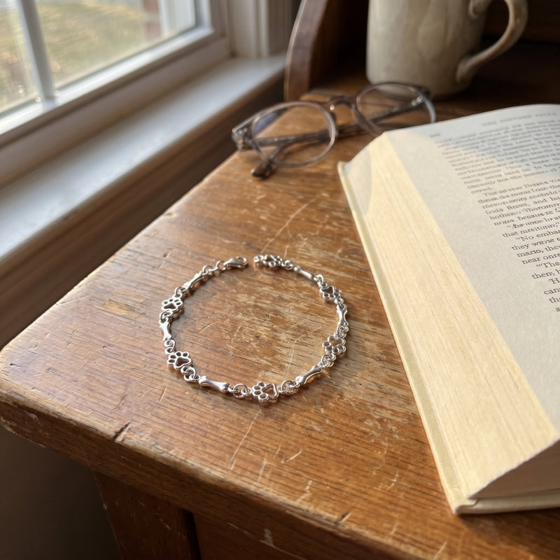 Paw Print Charm Bracelet