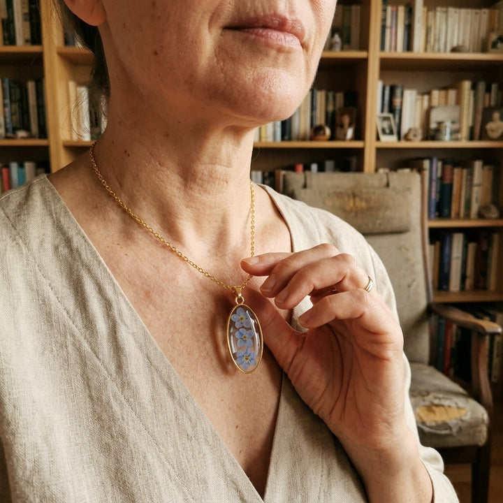 Forget-Me-Not Sympathy Pendant