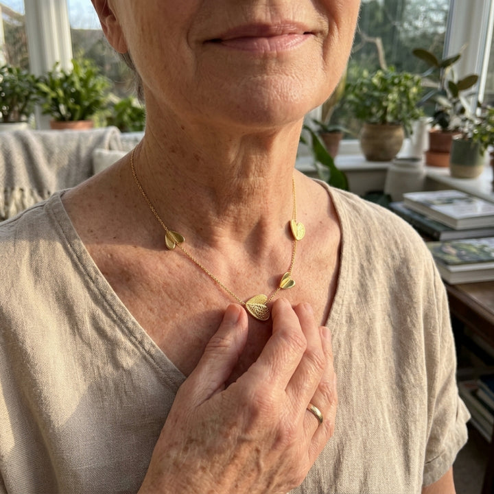 Mother-Daughter Heart Necklace