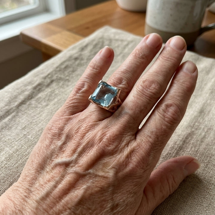 Rose Gold Woven Ring