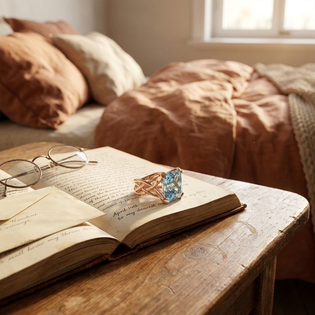 Rose Gold Woven Ring