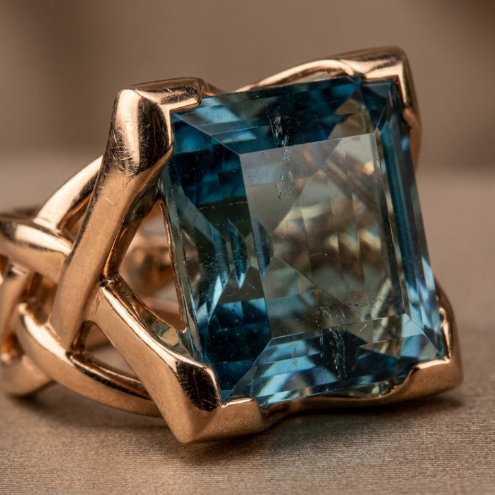 Rose Gold Woven Ring