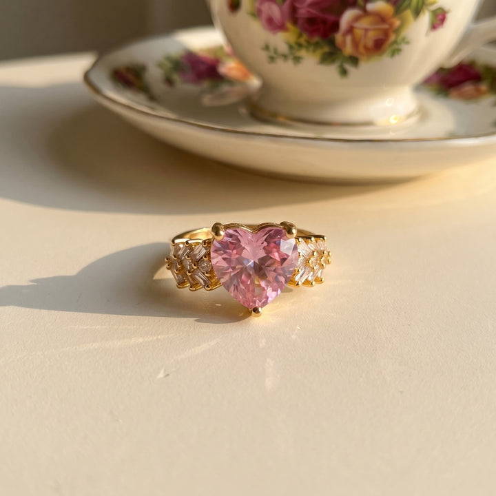 Forever Heart CZ Ring