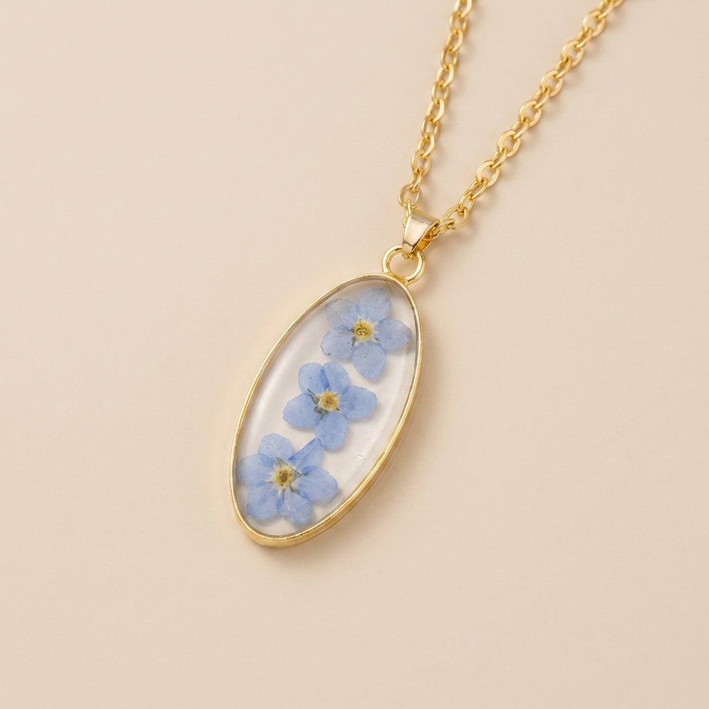 Forget-Me-Not Sympathy Pendant