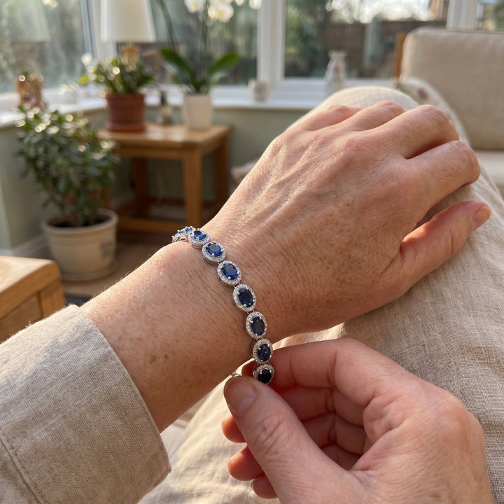 Sapphire Bangle Set