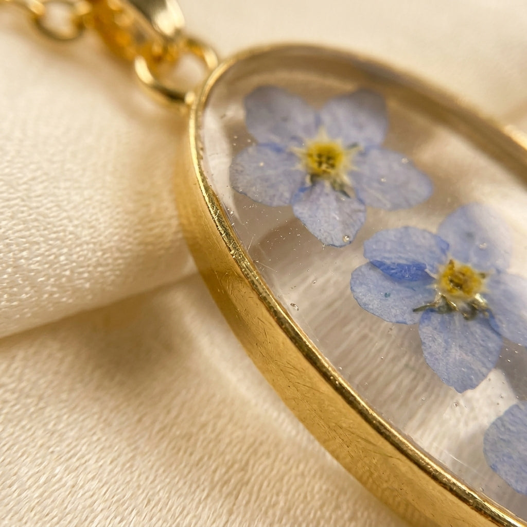 Forget-Me-Not Sympathy Pendant