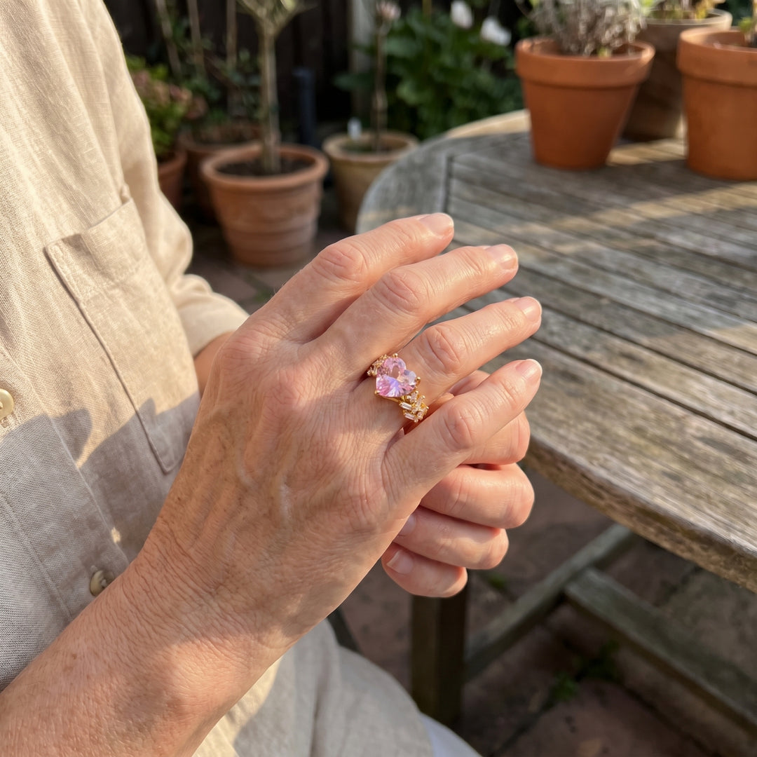 Forever Heart CZ Ring