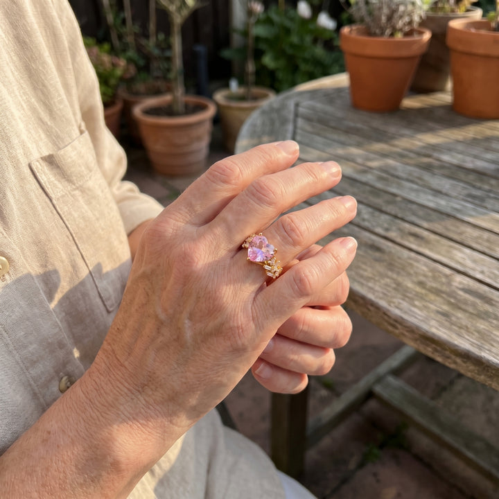 Forever Heart CZ Ring