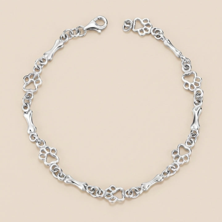 Paw Print Charm Bracelet
