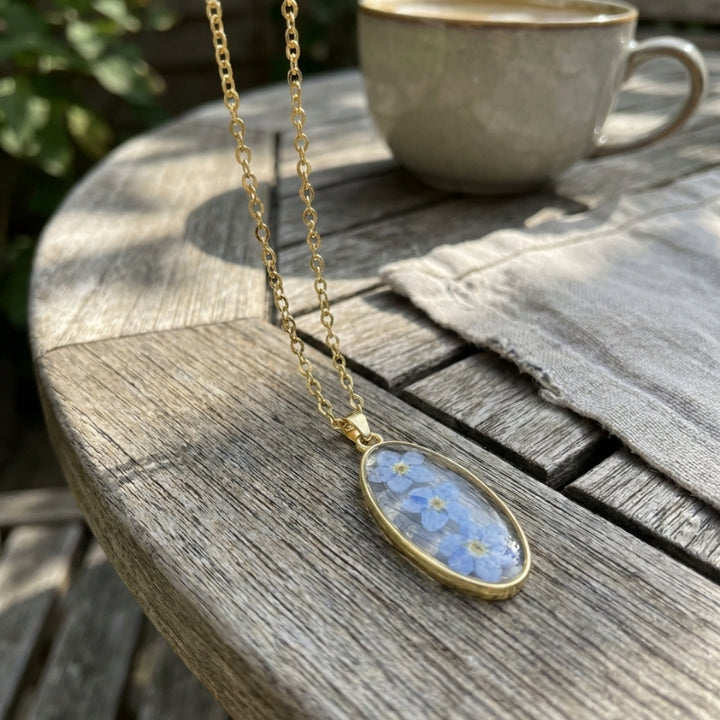 Forget-Me-Not Sympathy Pendant