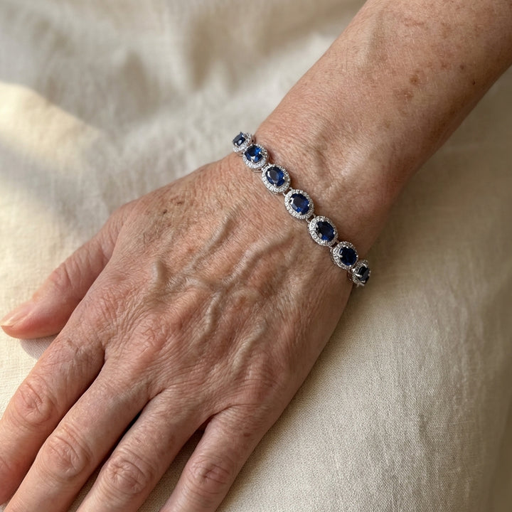 Sapphire Bangle Set