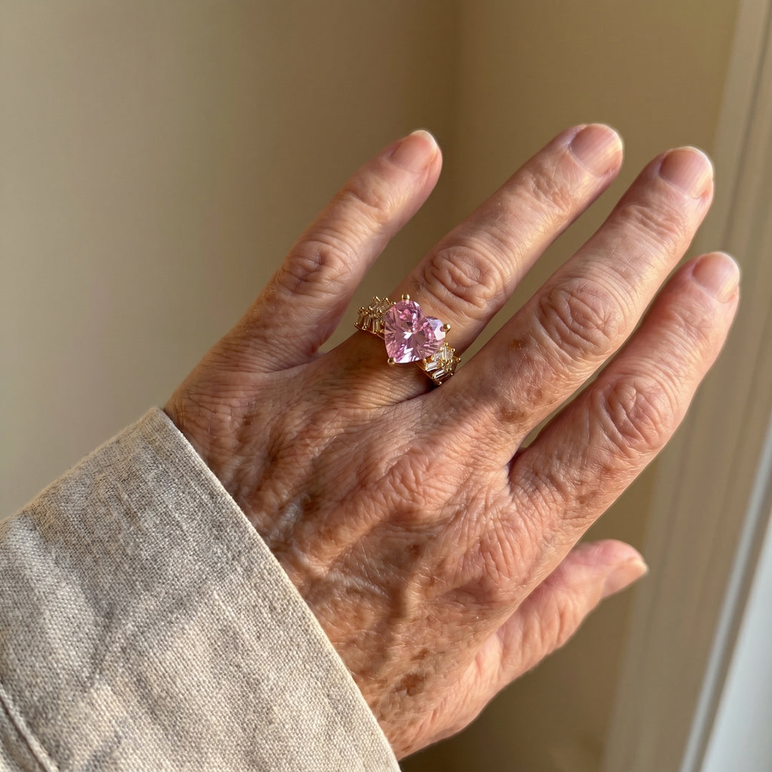 Forever Heart CZ Ring