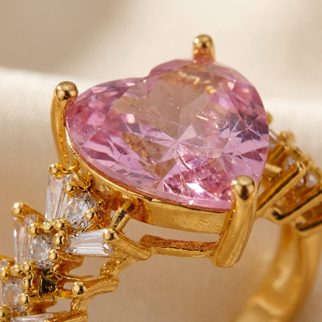 Forever Heart CZ Ring