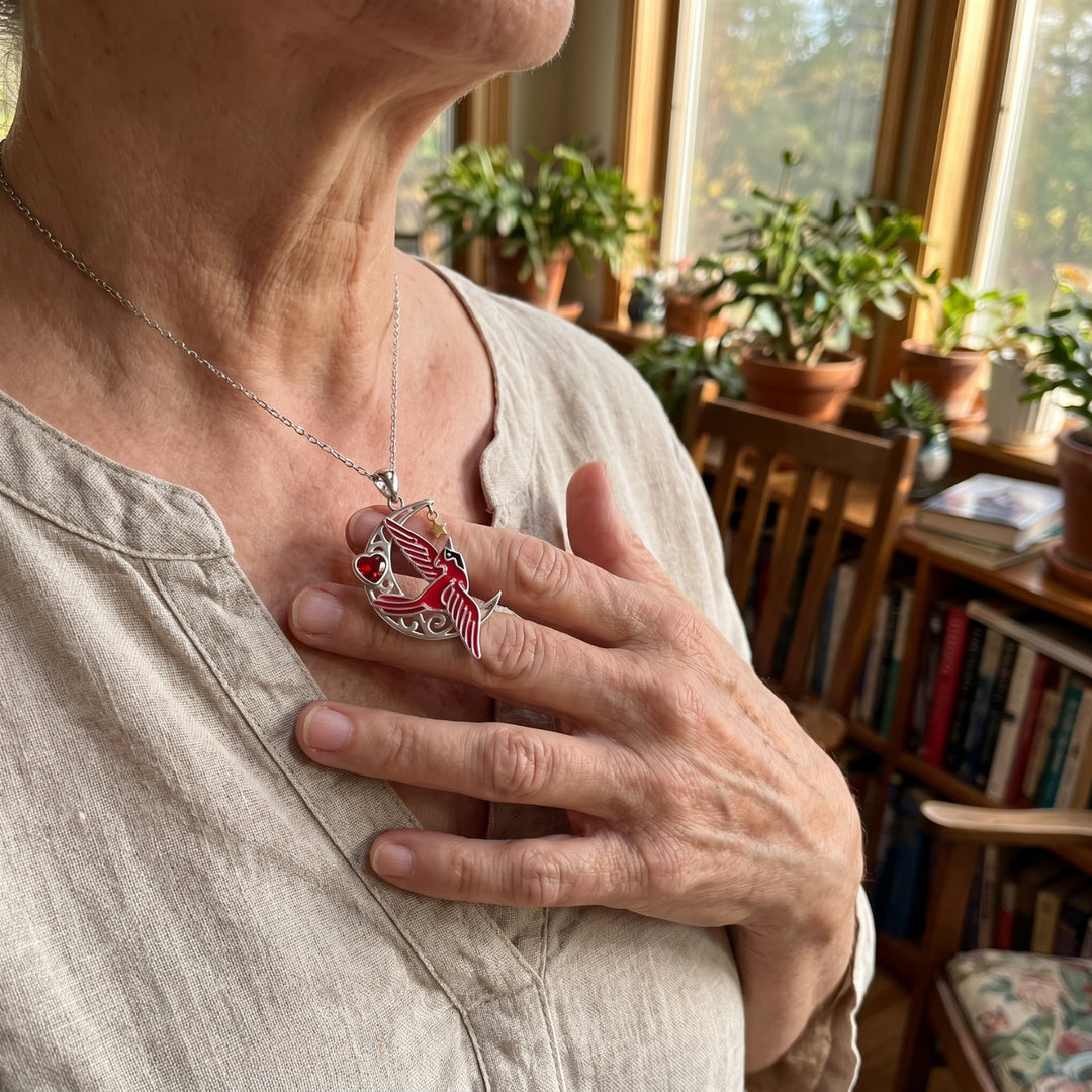 Cardinal Remembrance Necklace