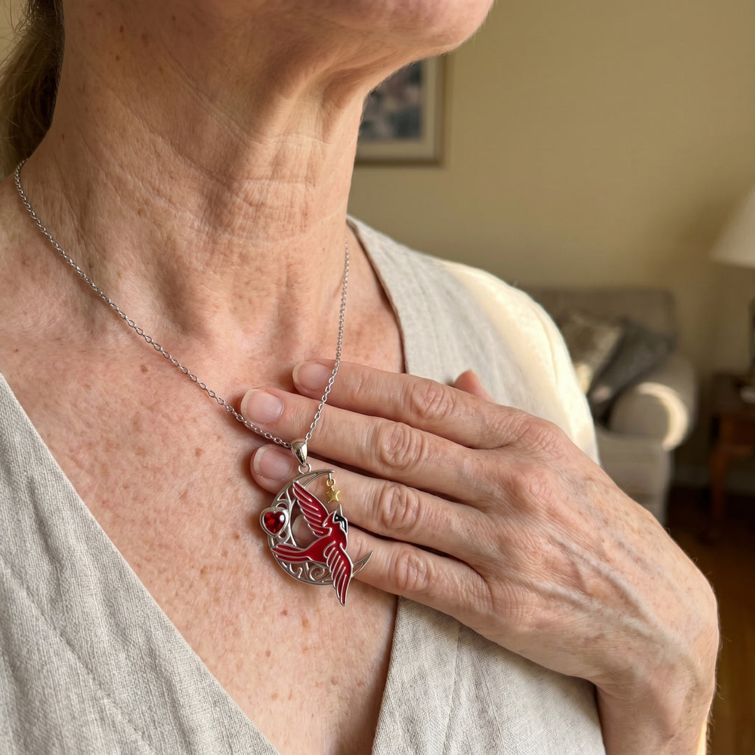 Cardinal Remembrance Necklace