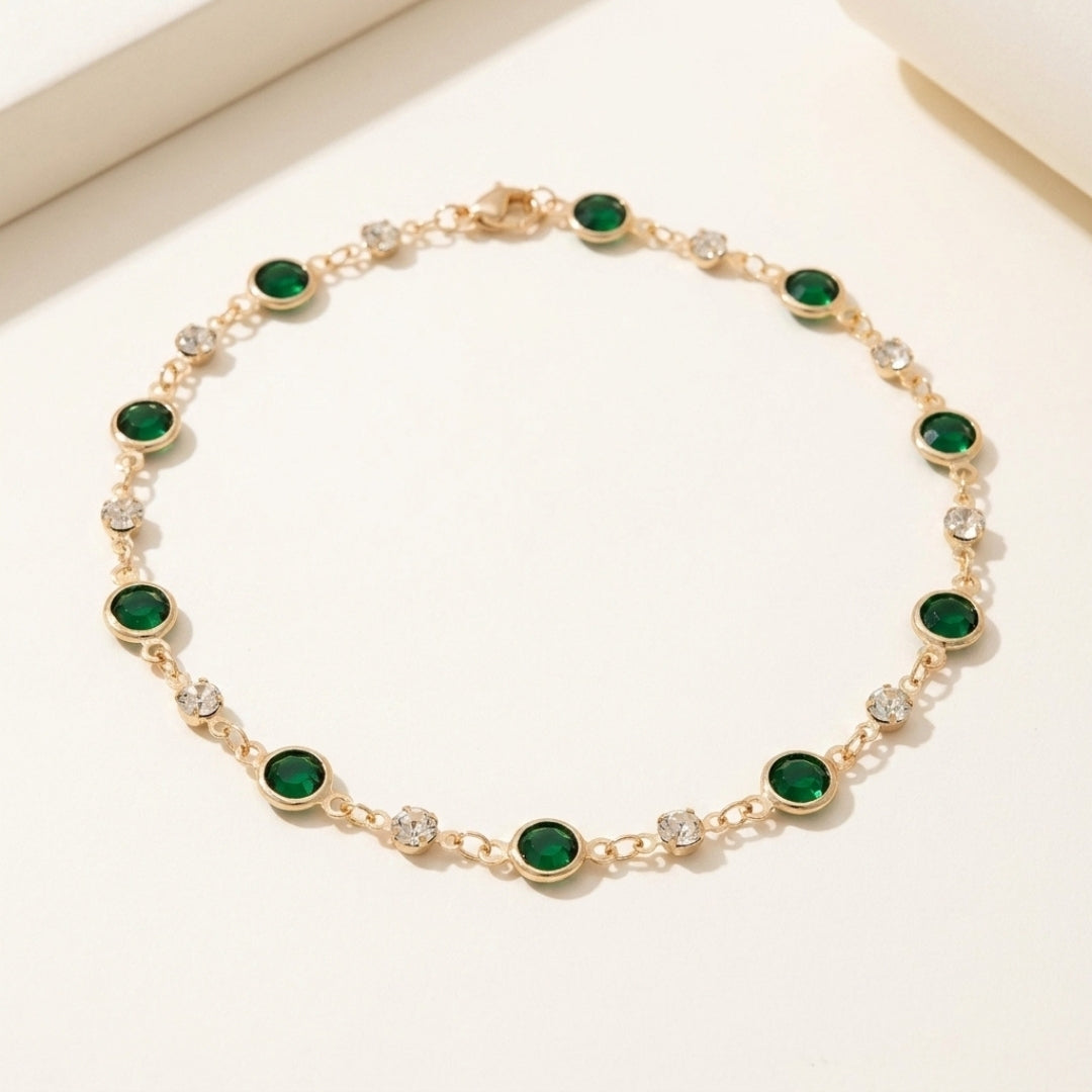 Sapphire Station Necklace