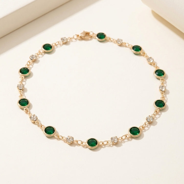 Sapphire Station Necklace