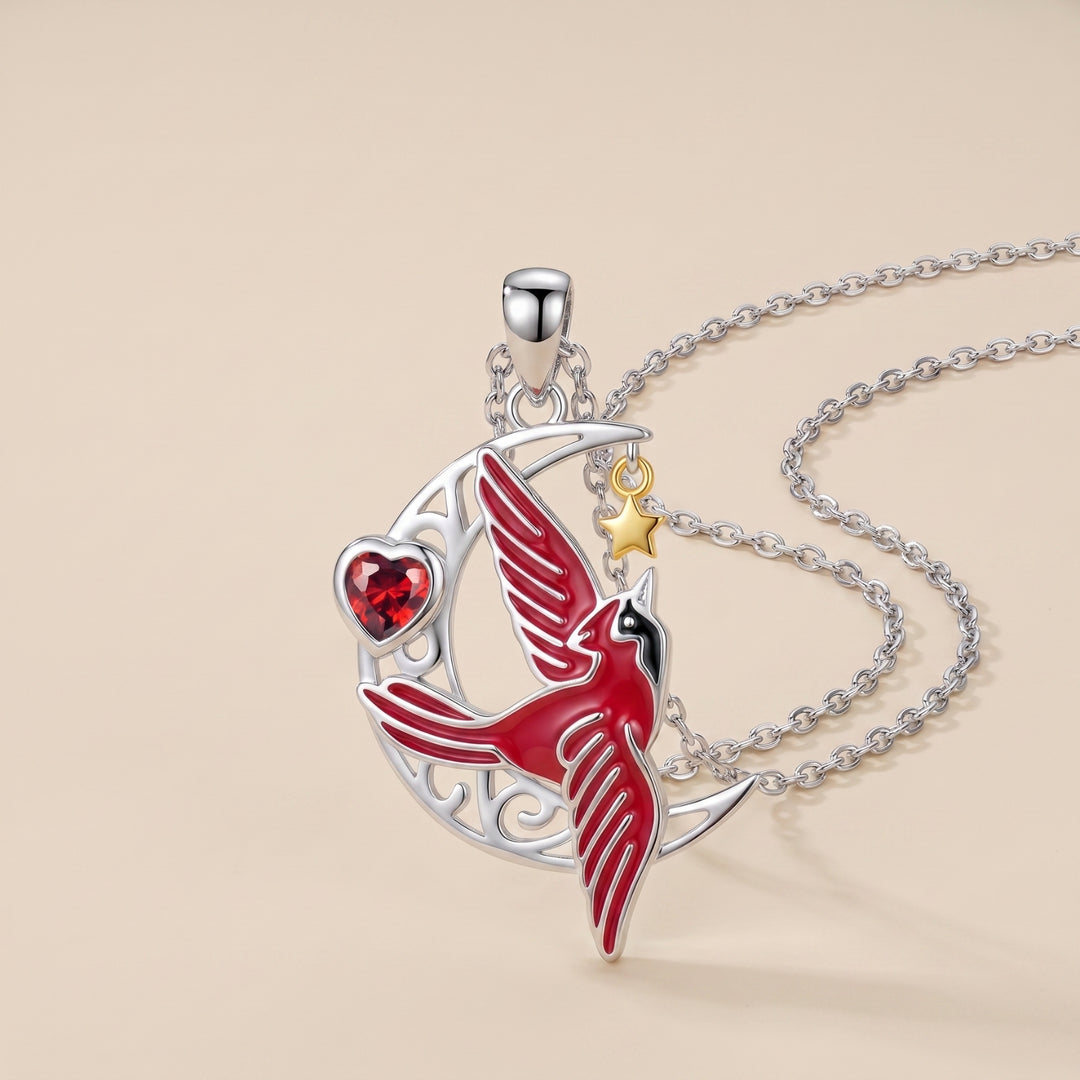 Cardinal Remembrance Necklace