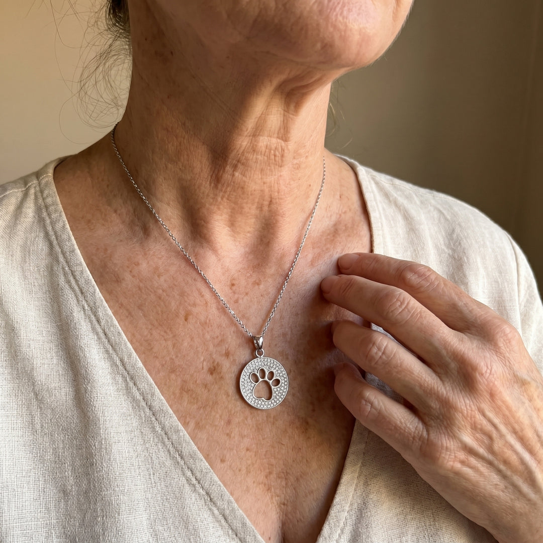 Paw Heart Pendant