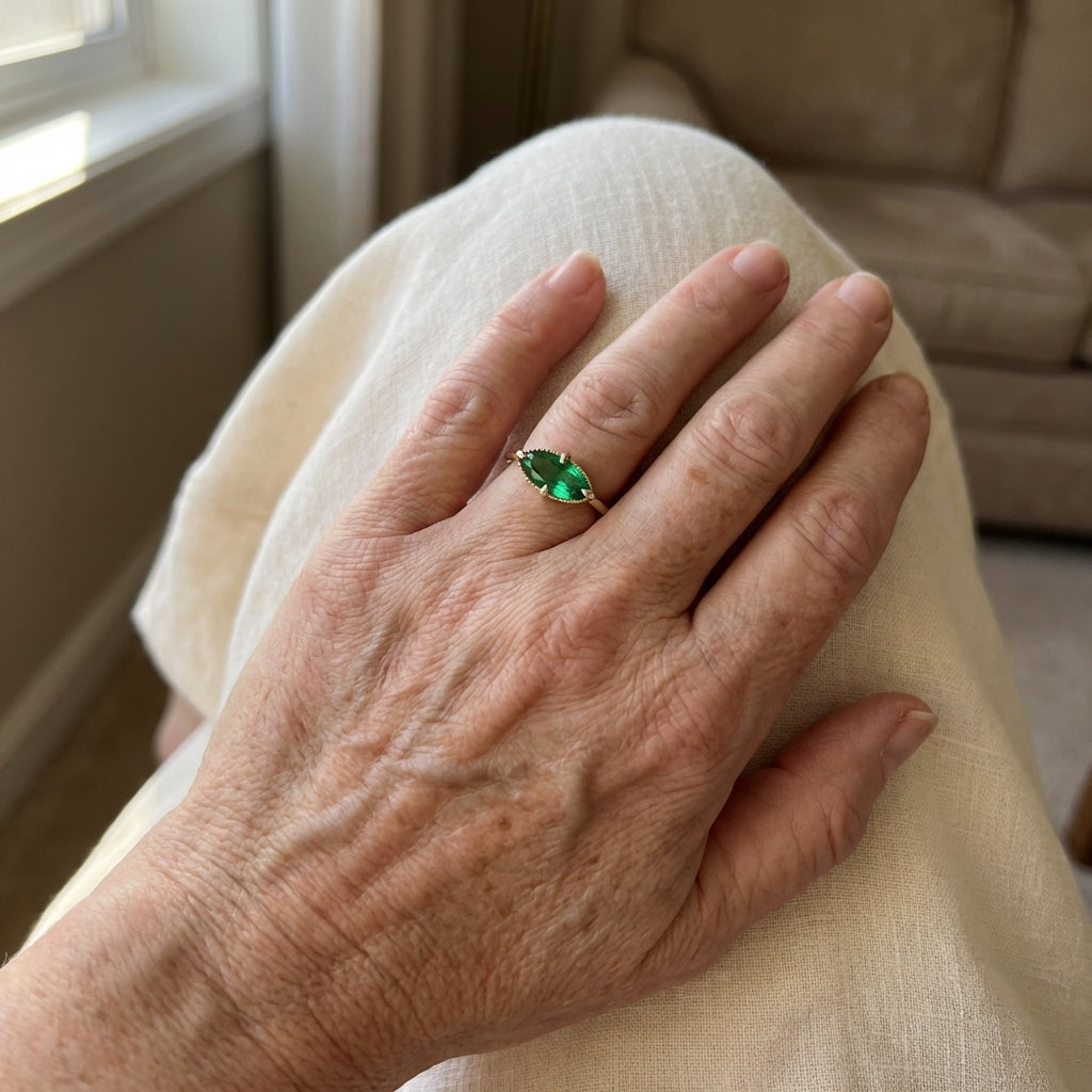 Adelaide Emerald Solitaire