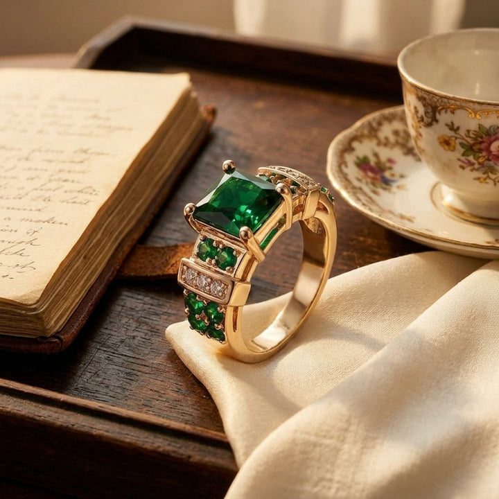 Emerald Princess Ring