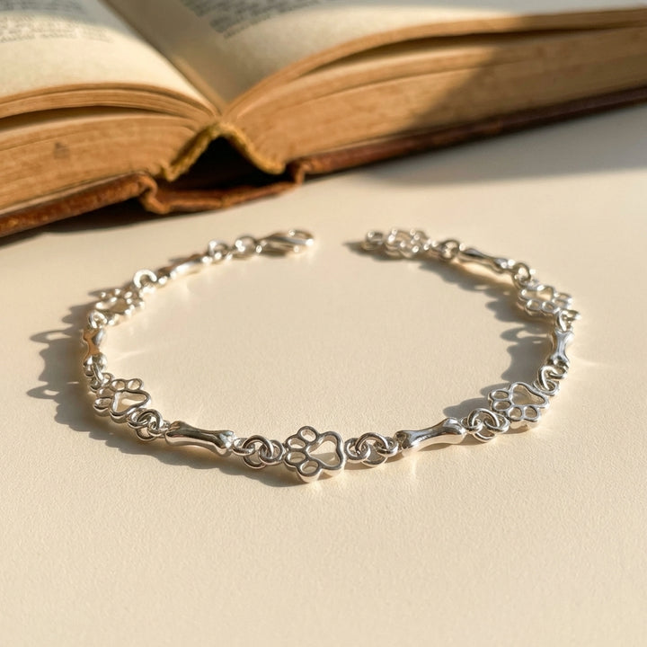 Paw Print Charm Bracelet