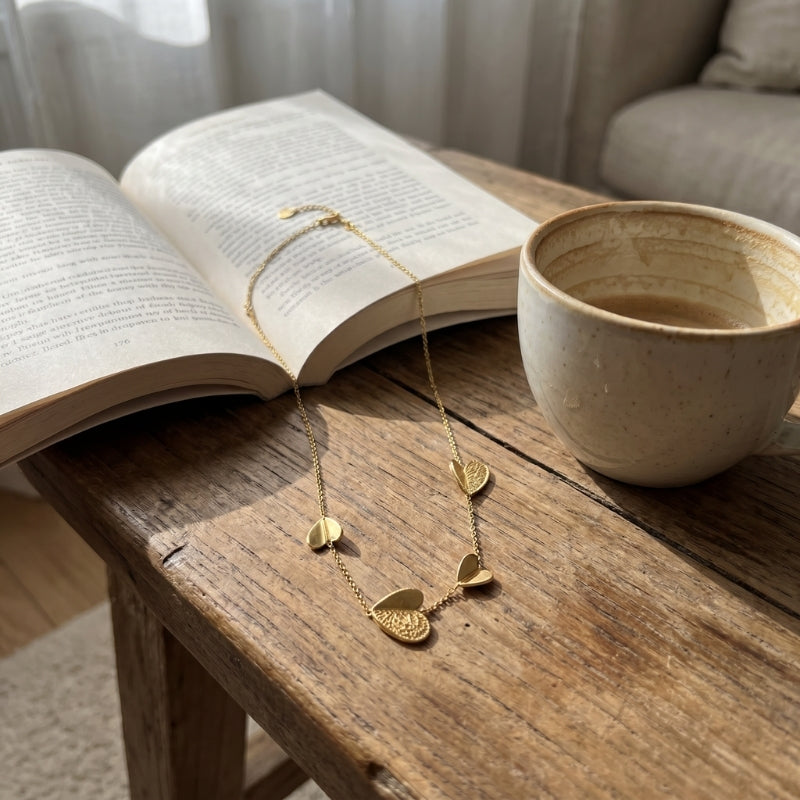 Mother-Daughter Heart Necklace