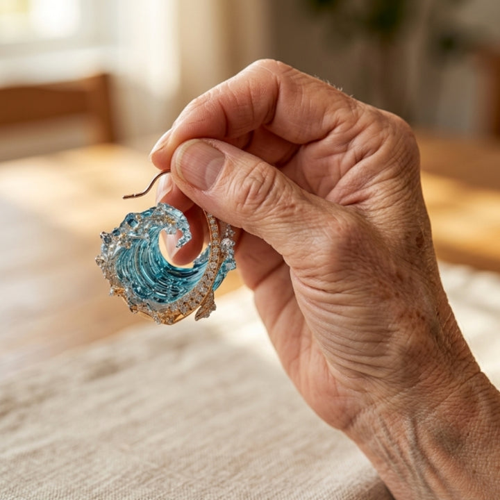 Blue Wave Earrings