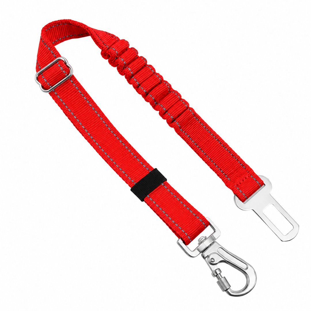 Cinturón de Seguridad para Perros - Rojo