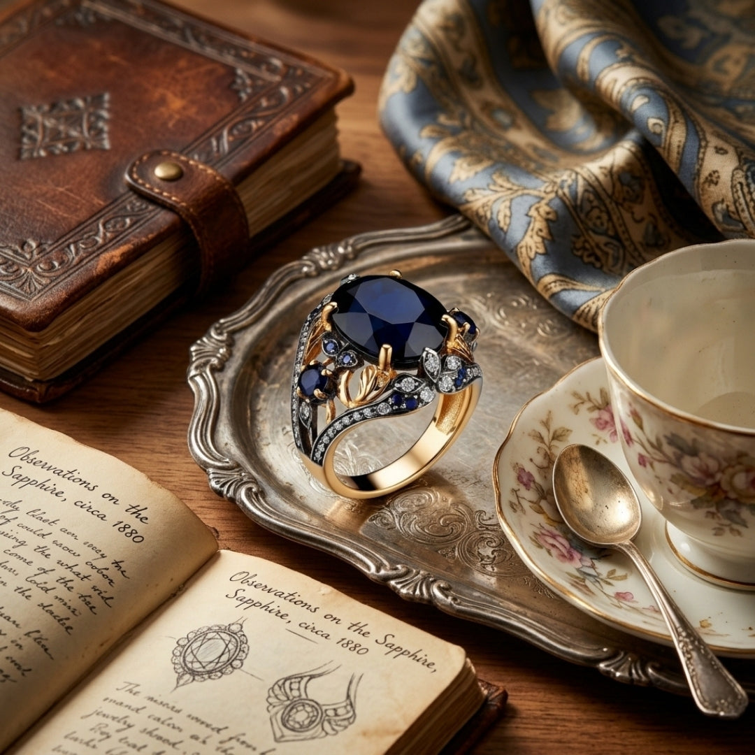 Midnight Sapphire Ring