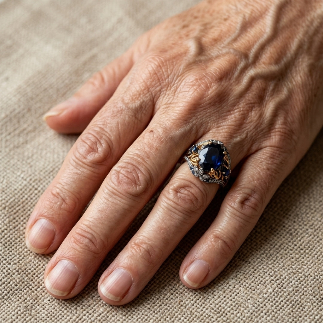 Midnight Sapphire Ring