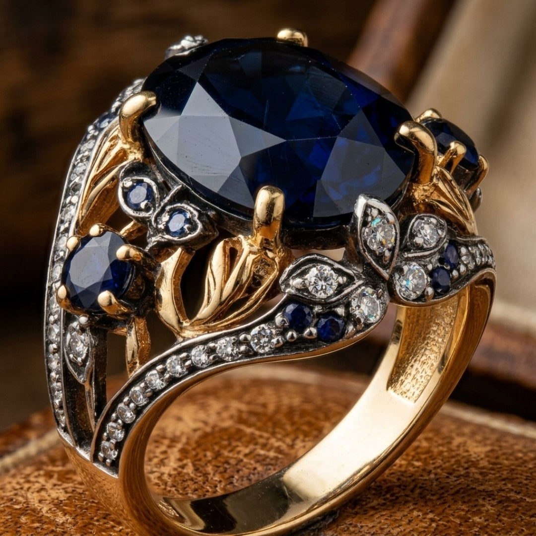 Midnight Sapphire Ring