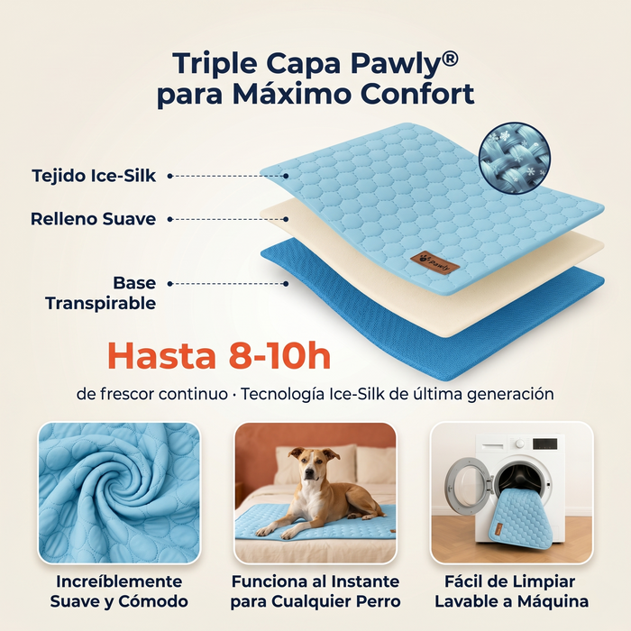 Construida con triple capa para enfriar 4× más