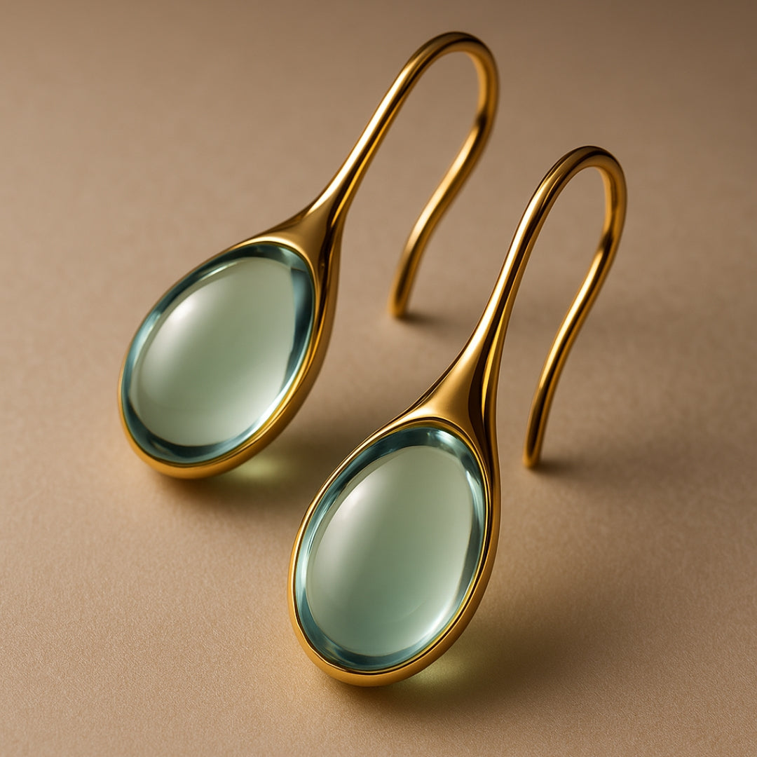 Aquamarine Drop Earrings