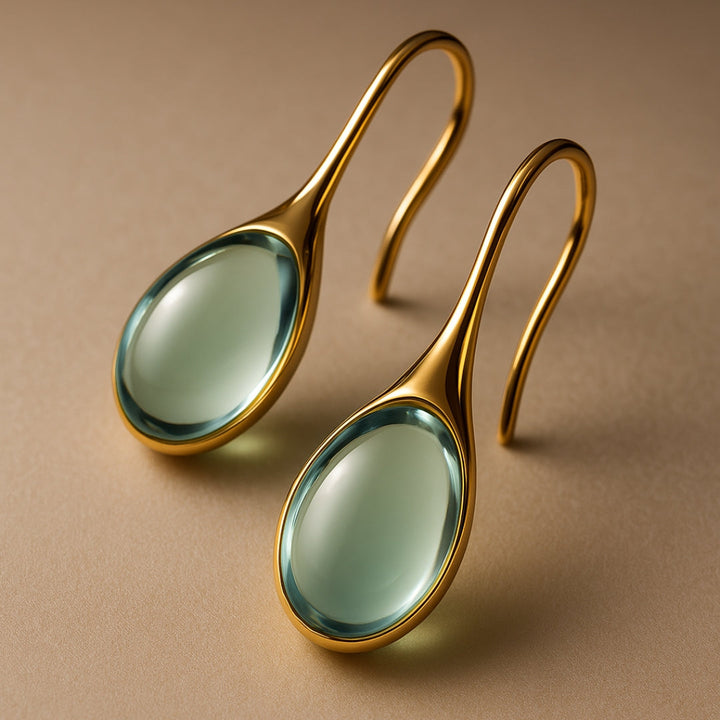 Aquamarine Drop Earrings
