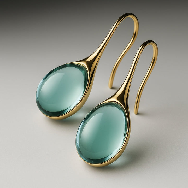 Aquamarine Drop Earrings